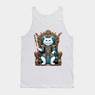 the king of white cats Tank Top